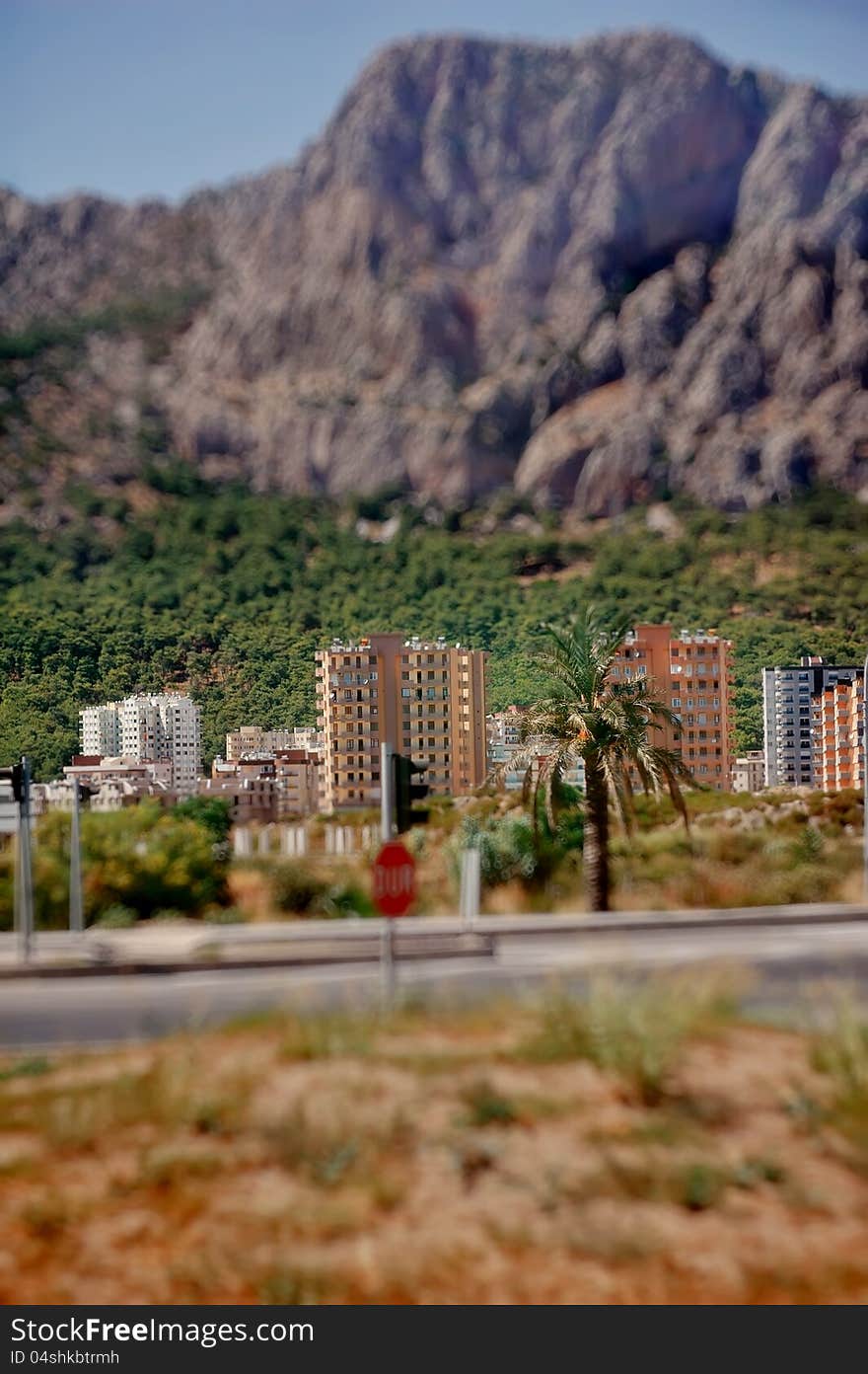 Town in the mountains