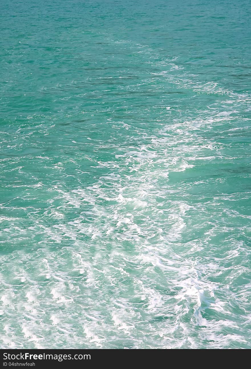 Background Of Rippled Pattern Of The Sea