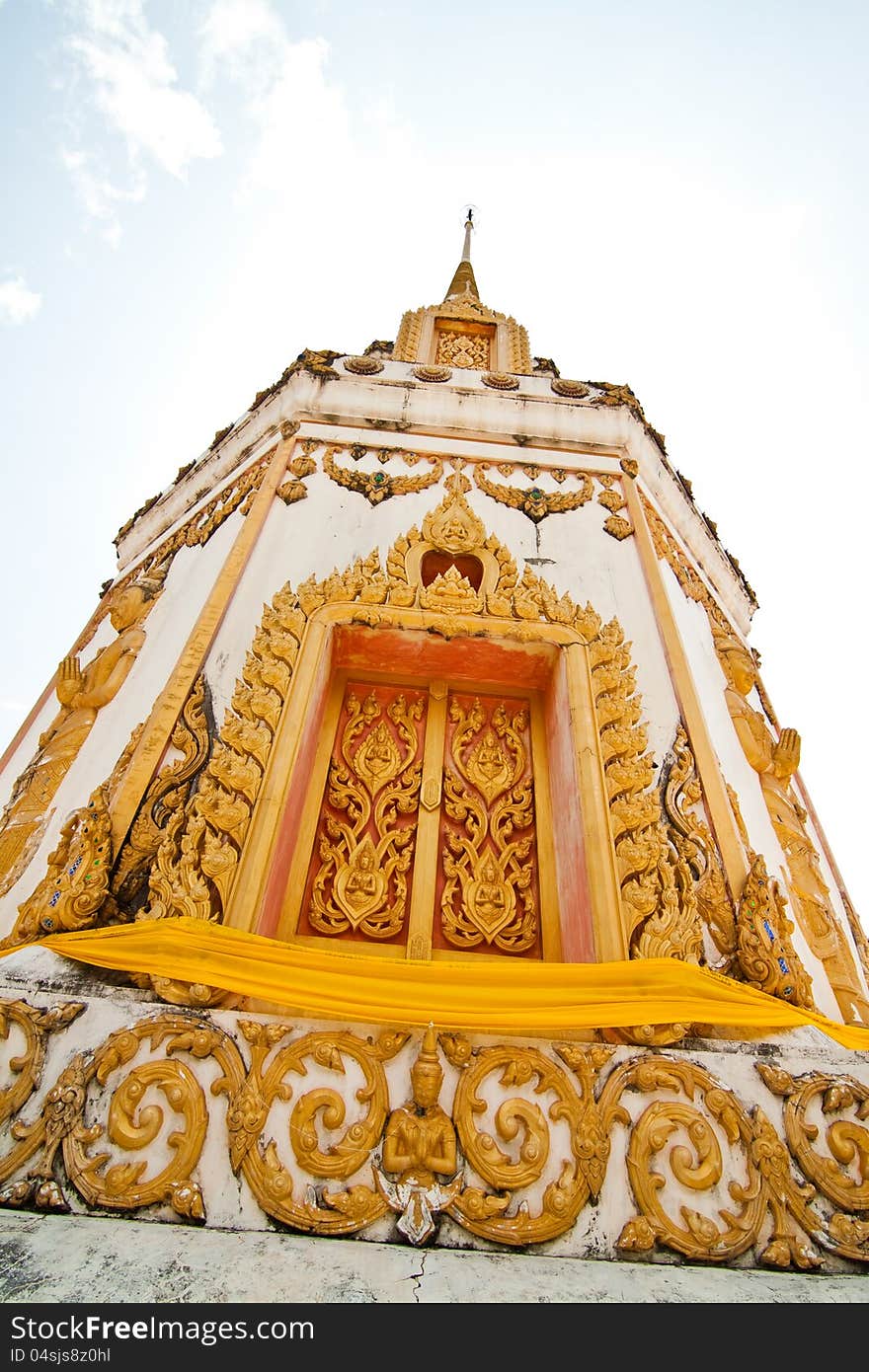 Temple in the sunshine day. Temple in the sunshine day