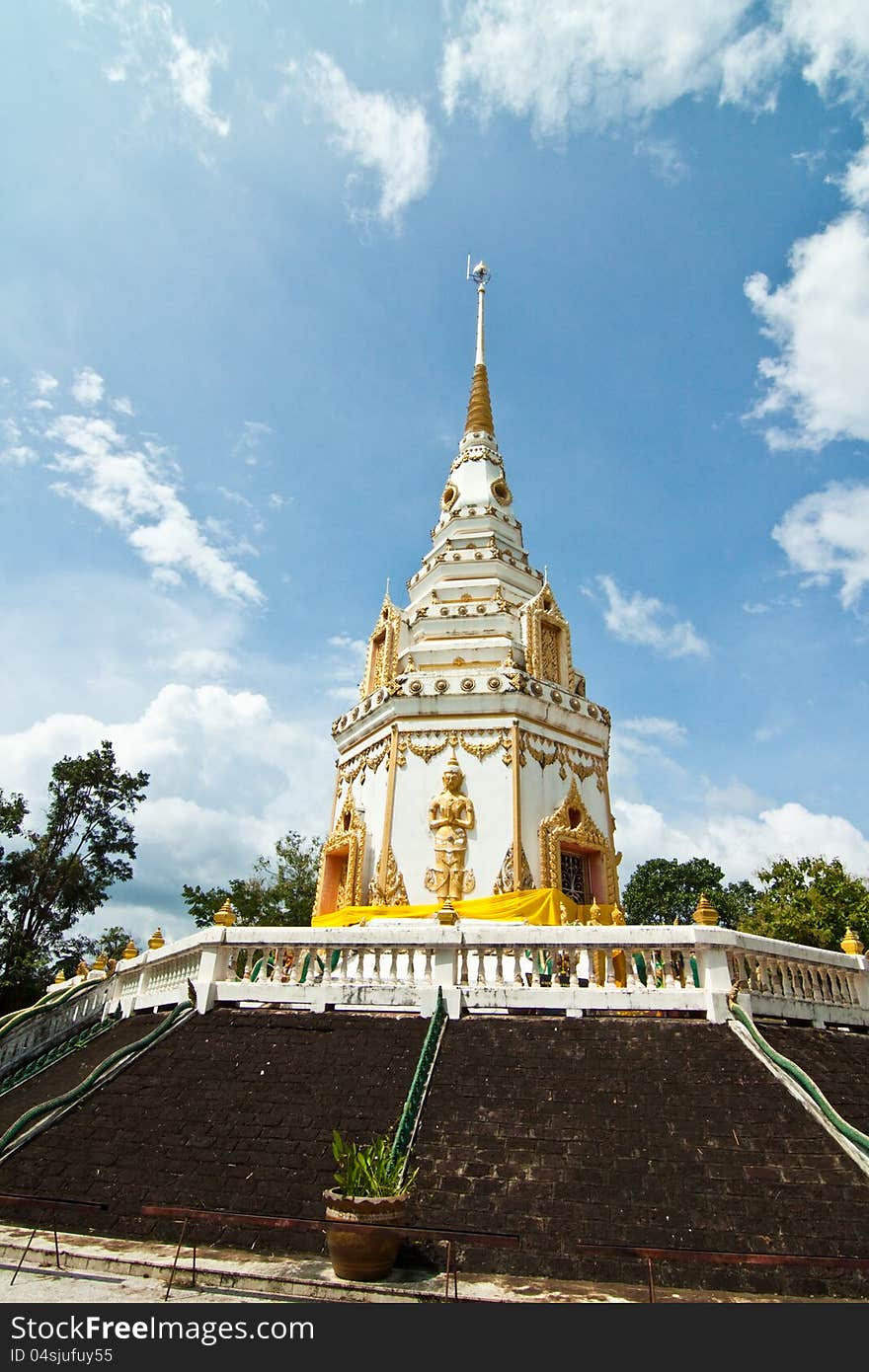 Temple in the sunshine day. Temple in the sunshine day