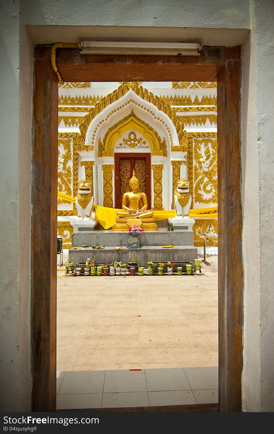 Pagoda In Temple