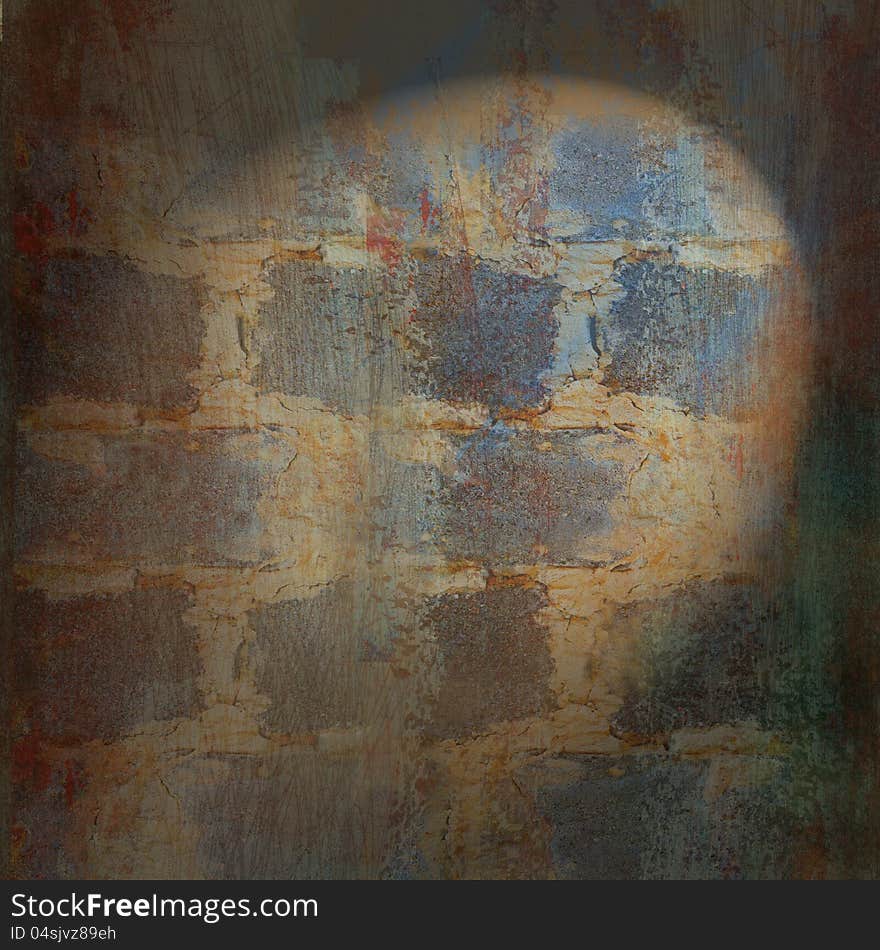 Abstract background , crack break wall