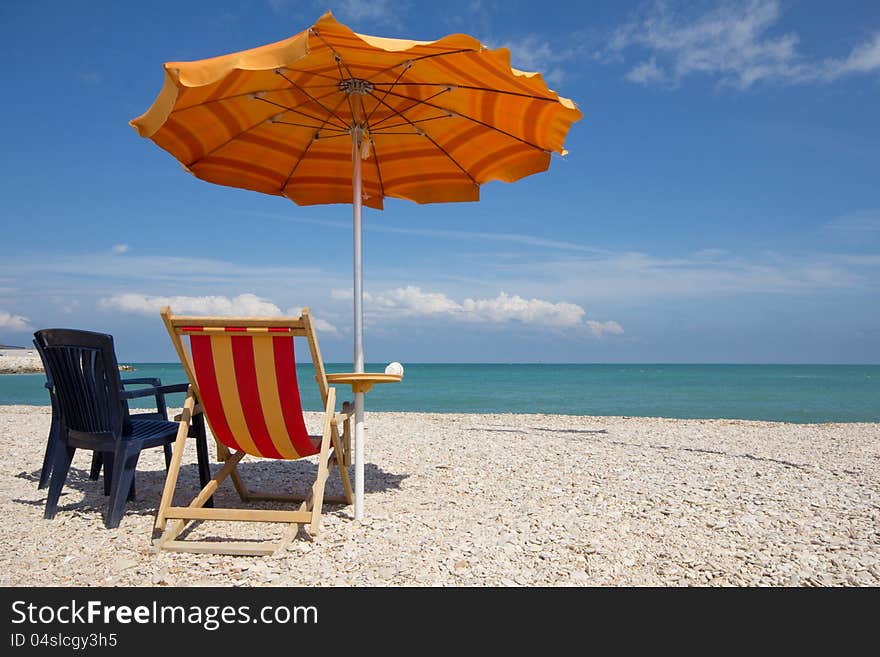 Beach umbrella