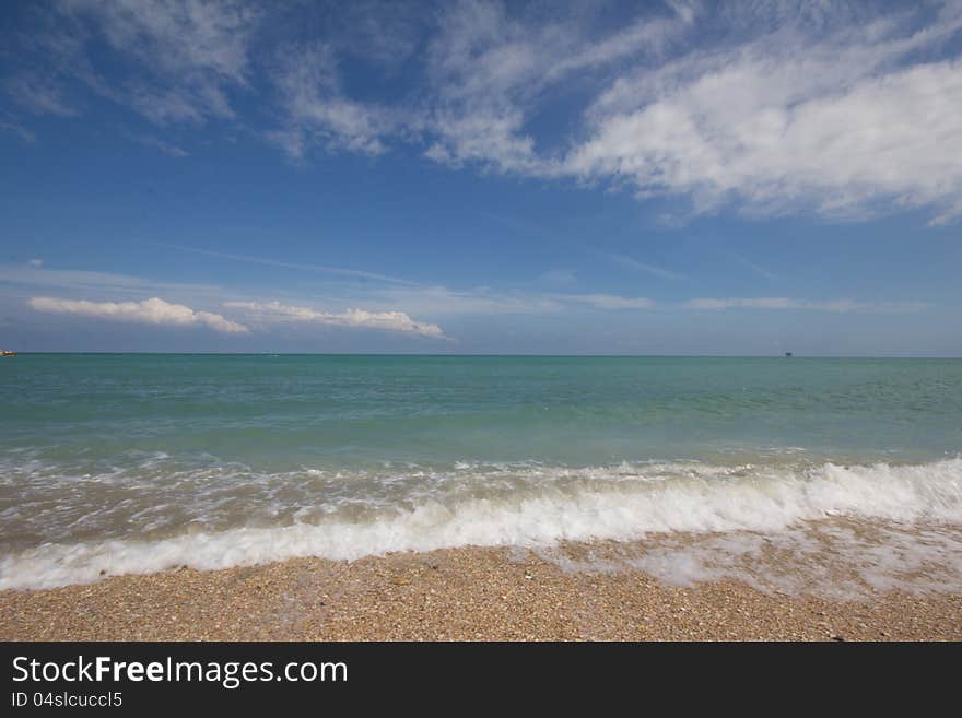 Scenery Of Beach