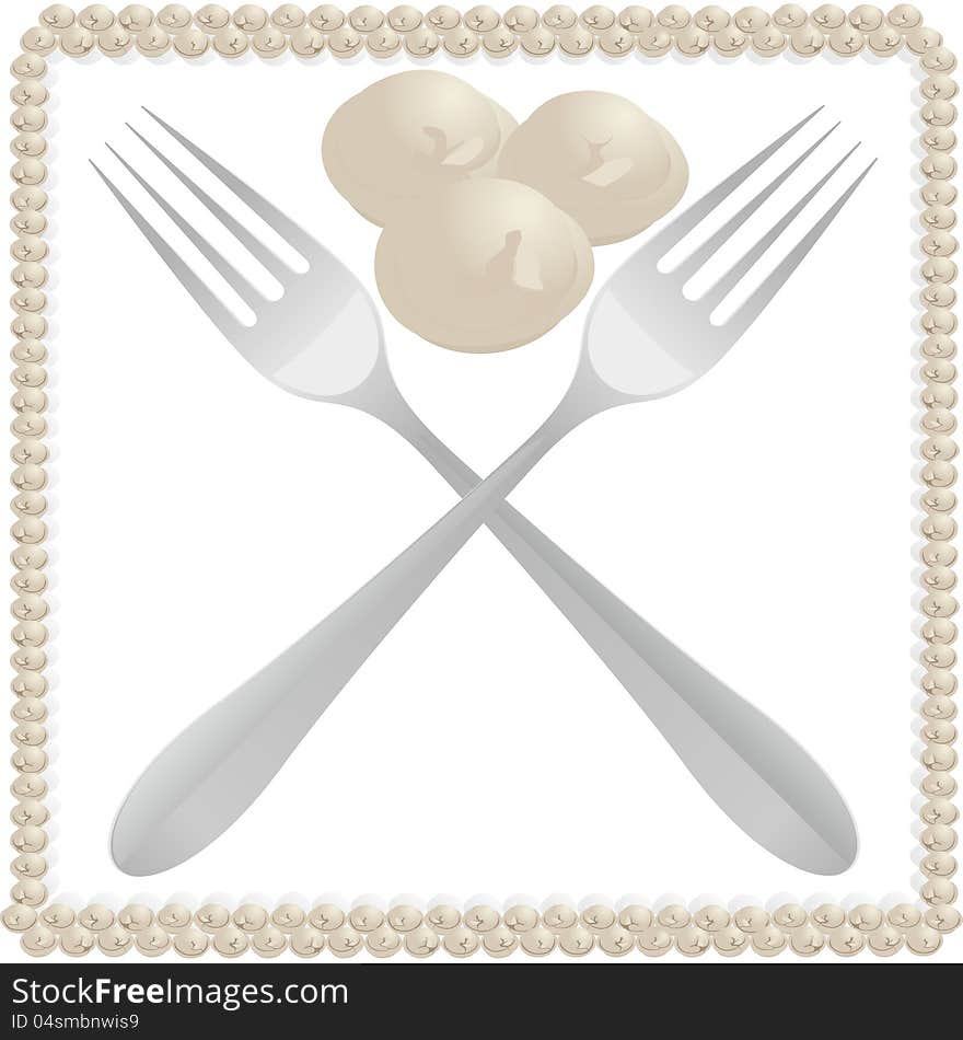 Table forks and dumplings