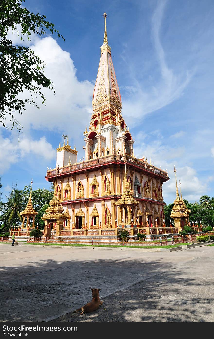 Temple of Wat Chalong, Phuket, Thailand