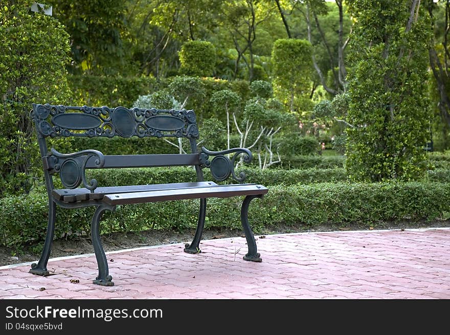 Bench in the park