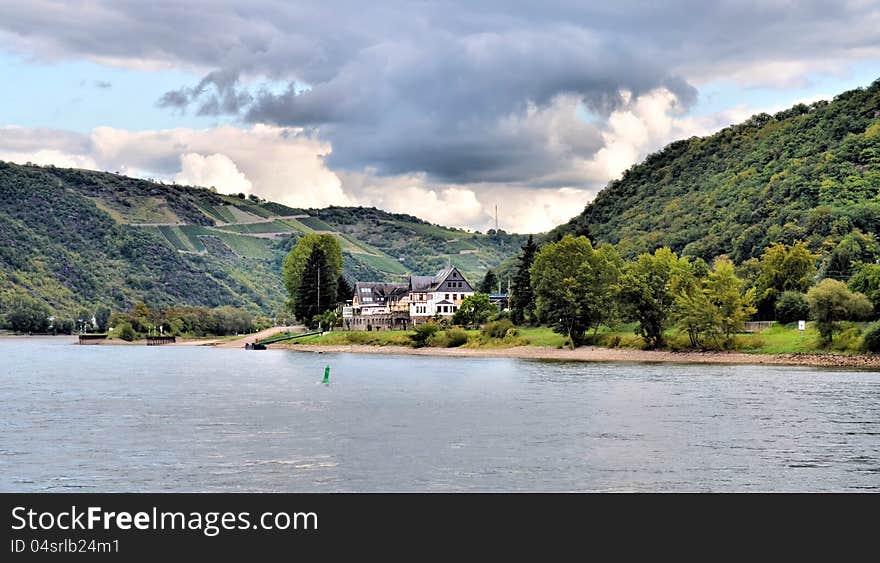 Rhine river at Germany