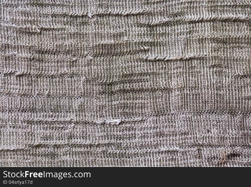 Old burlap abstract background for design