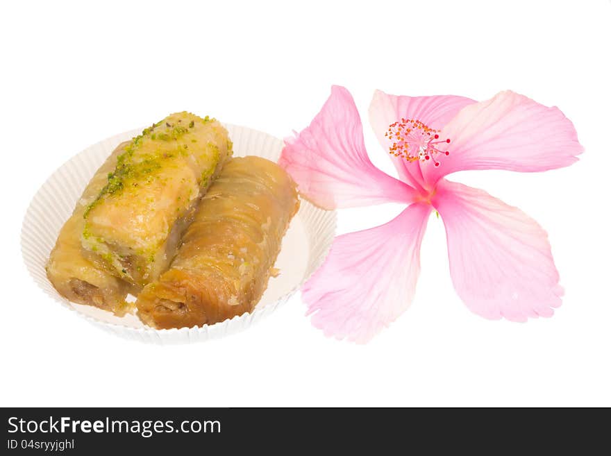 Sweet dessert Baklava, Eastern Culture. Sweet dessert Baklava, Eastern Culture