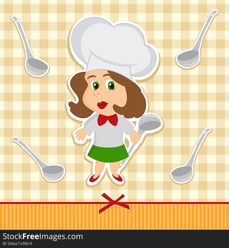 Cook Women Vector