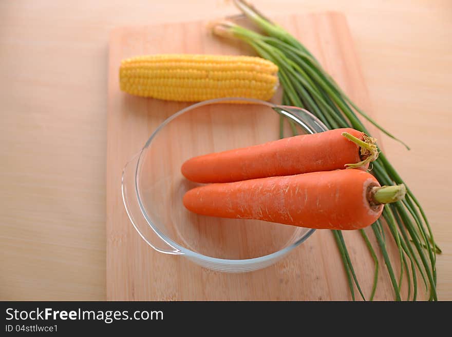 Healthy Living With Carrot And Vegetables