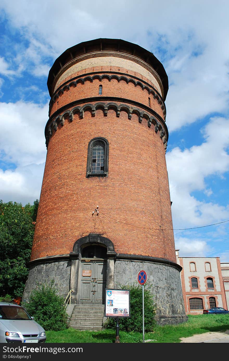 Water tower jawor  old town