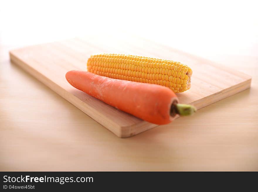 Healthy Living With Carrot And Corn