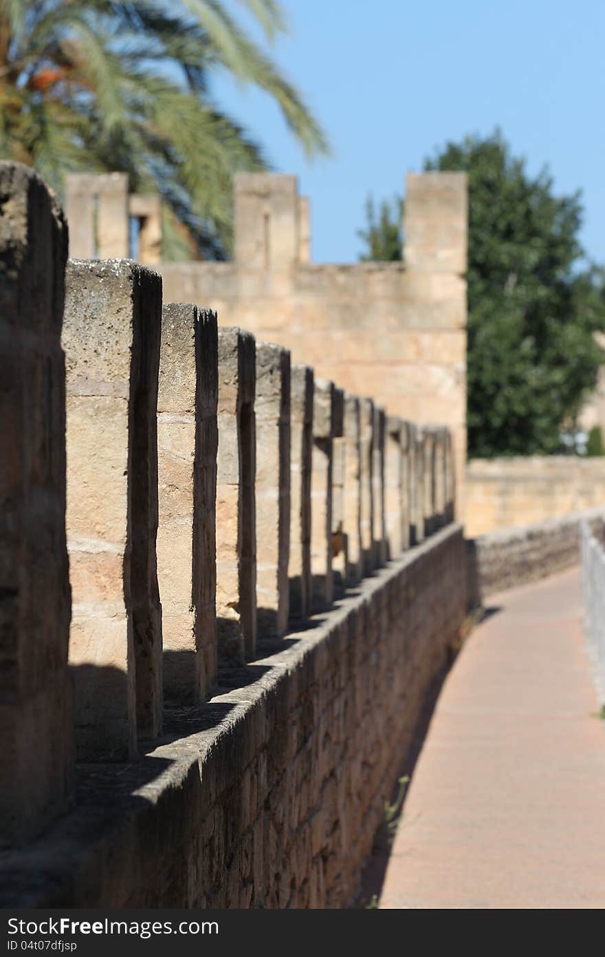 Old fortress in Alcudia, Mallorca