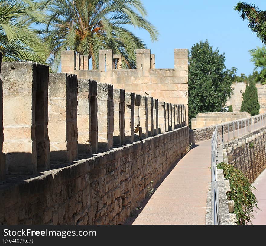 Old fortress in Alcudia, Mallorca