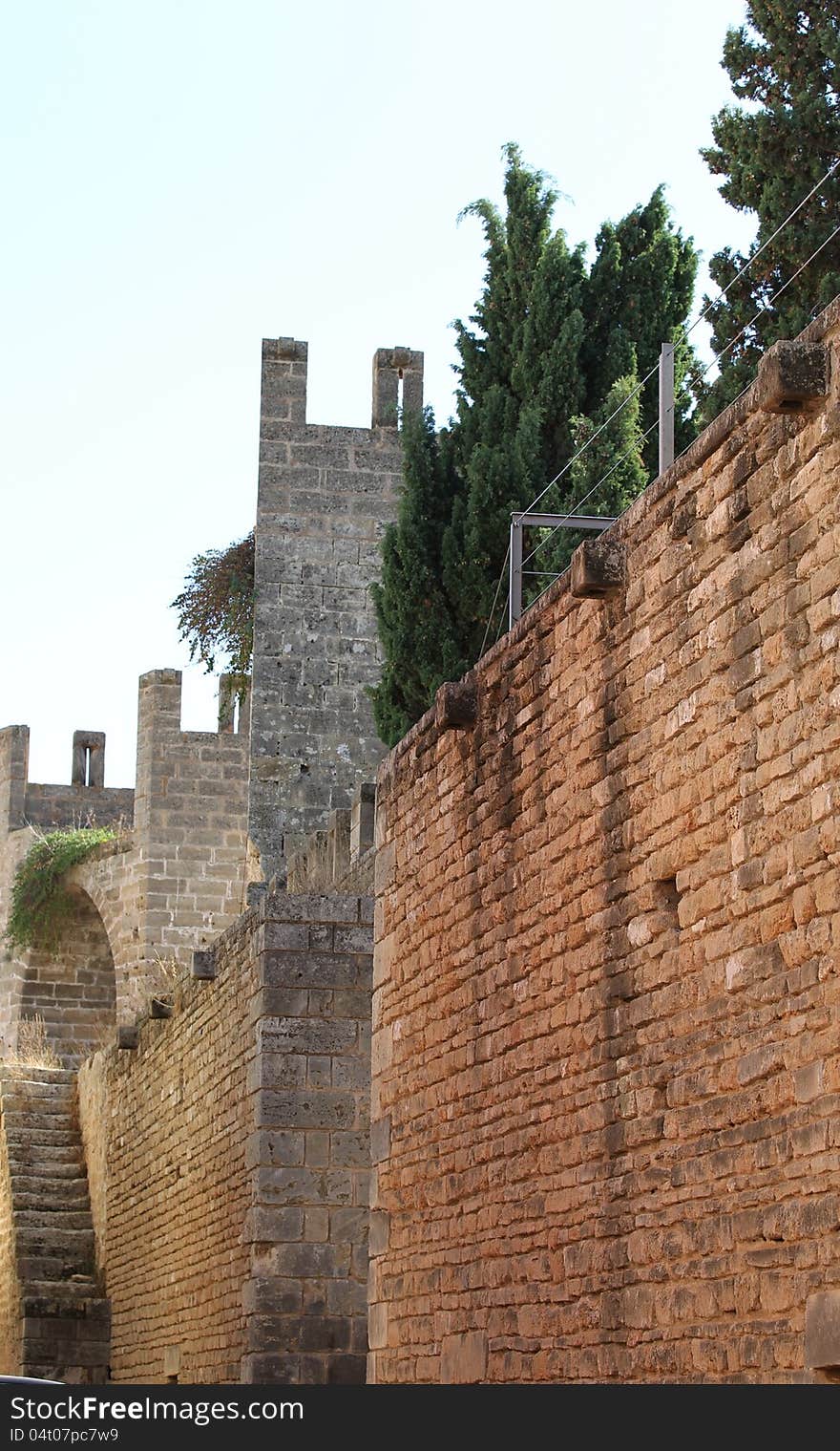 Old fortress in Alcudia, Mallorca