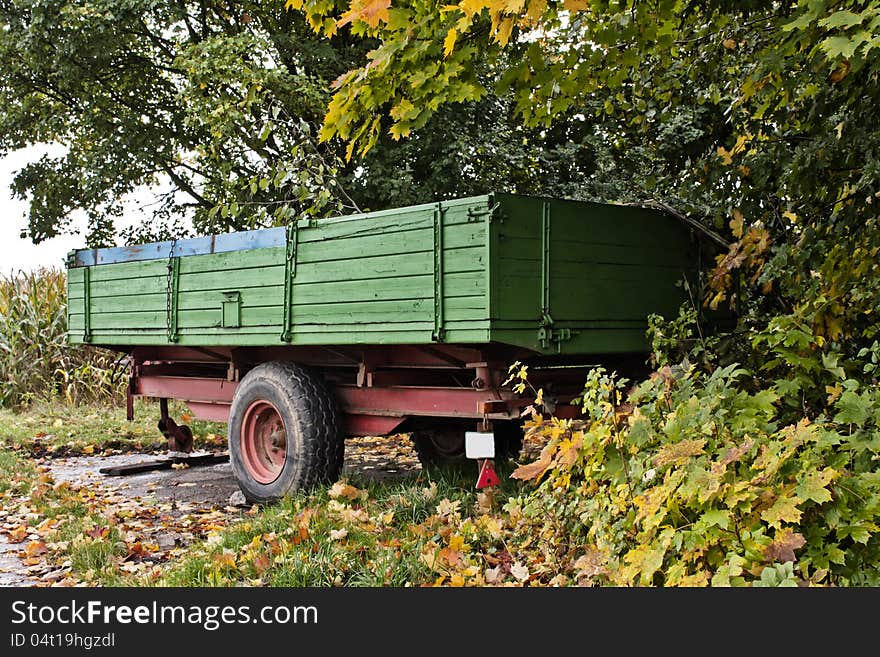 Trailer of a tractor