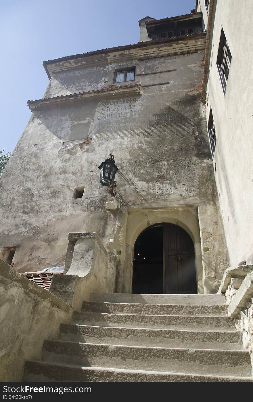 An outside view of the Bran Castle, Transylvania, Romania. An outside view of the Bran Castle, Transylvania, Romania