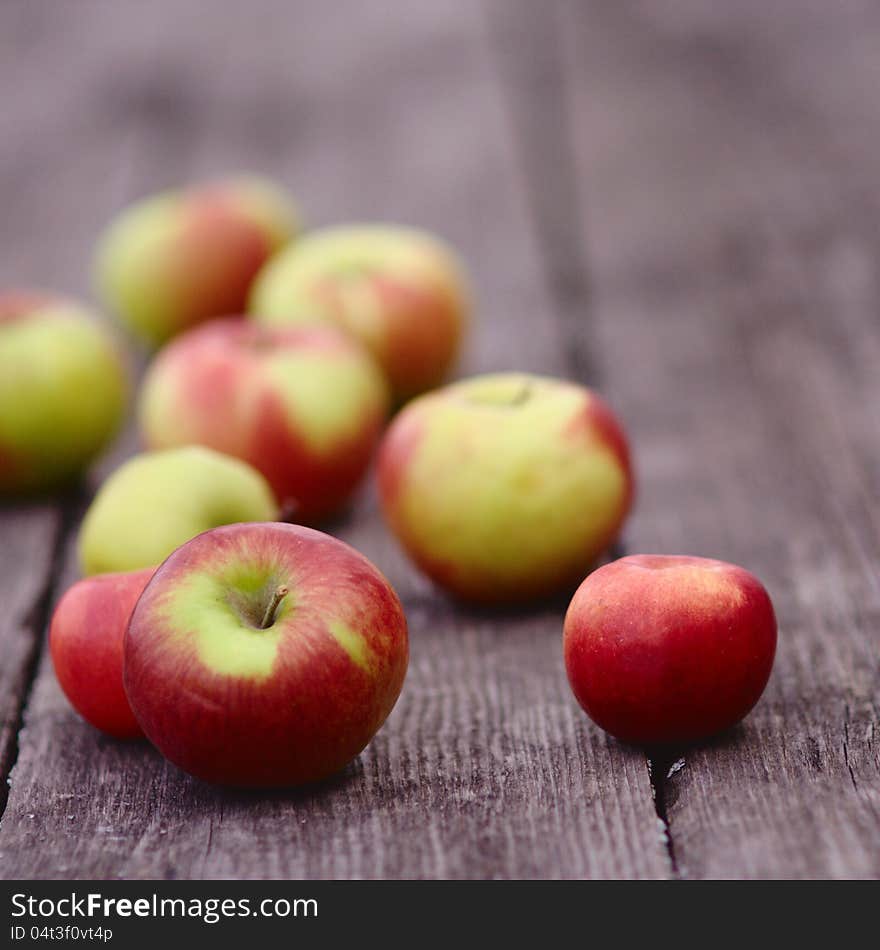 Background With Apples