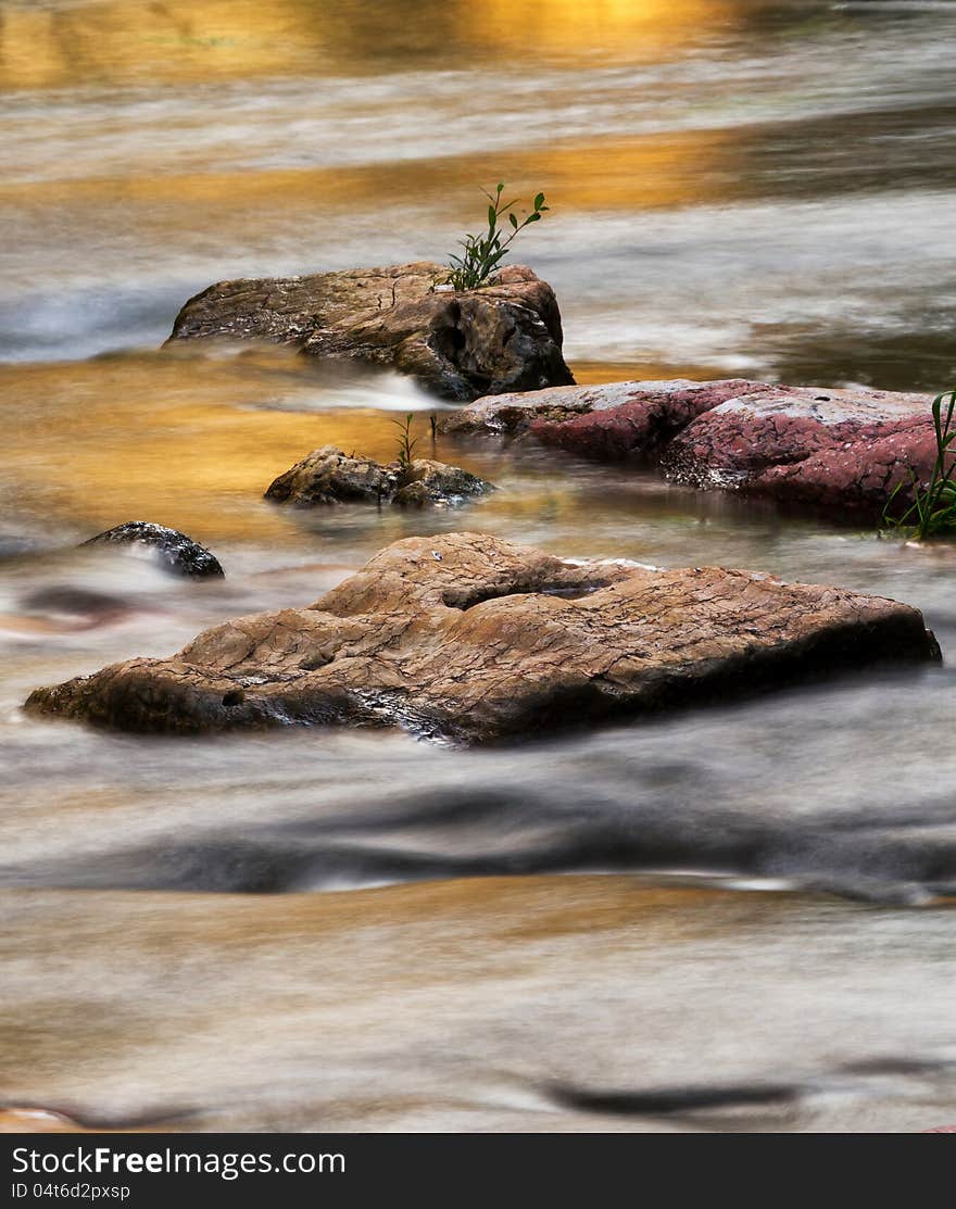 Beautiful river on the sunlight. Beautiful river on the sunlight