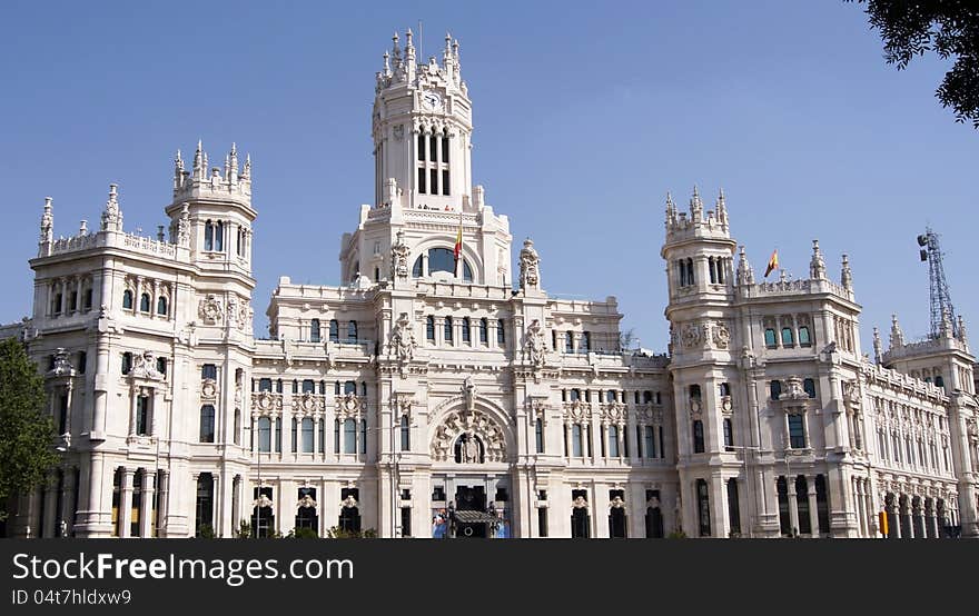 Mayor Palace In Madrid