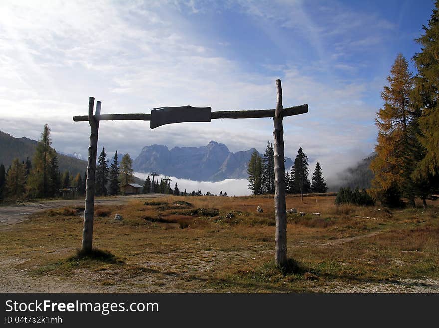 In the mountains of Italy