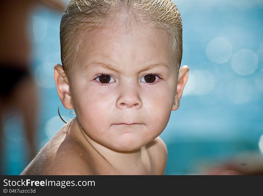 Portrait of a young boy. close-up