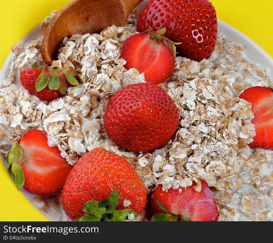 Strawberries with Flakes