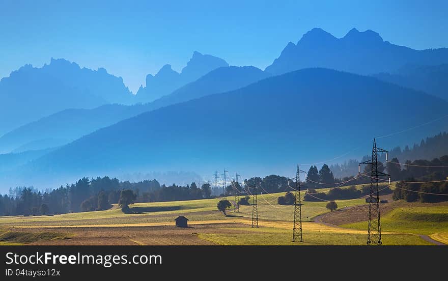 The View Of Dolomiti Mountain