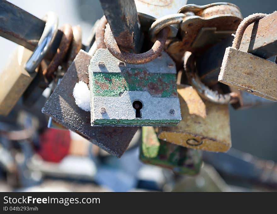 Love padlocks