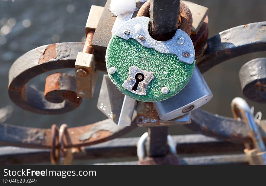 Love padlocks