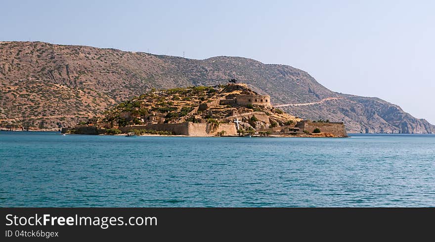 Crete Spinalonga Fortress Greece