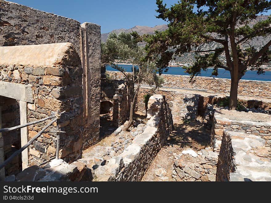 Crete Spinalonga Fortress Greece - Last Active Leprosy Colony