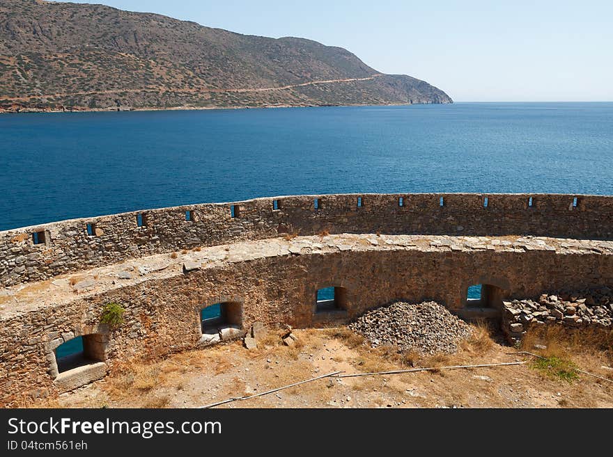 Crete Spinalonga Fortress Greece - Last Active Leprosy Colony