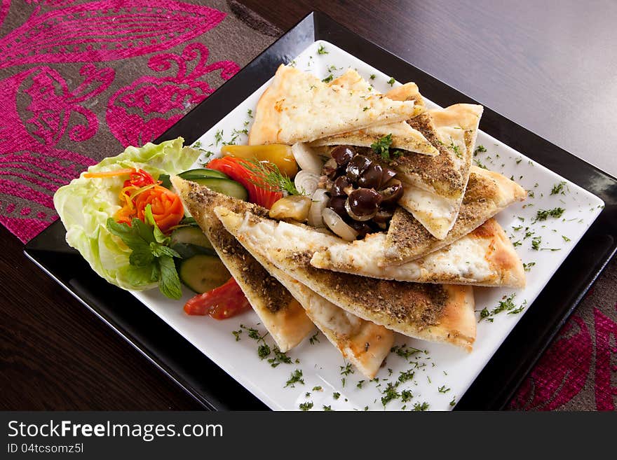 Delicious and appetizing fajitas of Turkish beef fajitas. Delicious and appetizing fajitas of Turkish beef fajitas