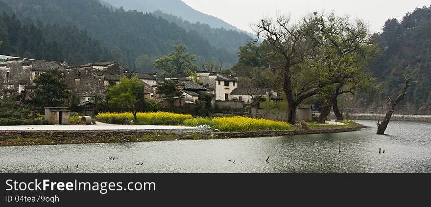 It's taken at Wuyuan, China, which is one of the most famous and ancient water-towns. It's taken at Wuyuan, China, which is one of the most famous and ancient water-towns.