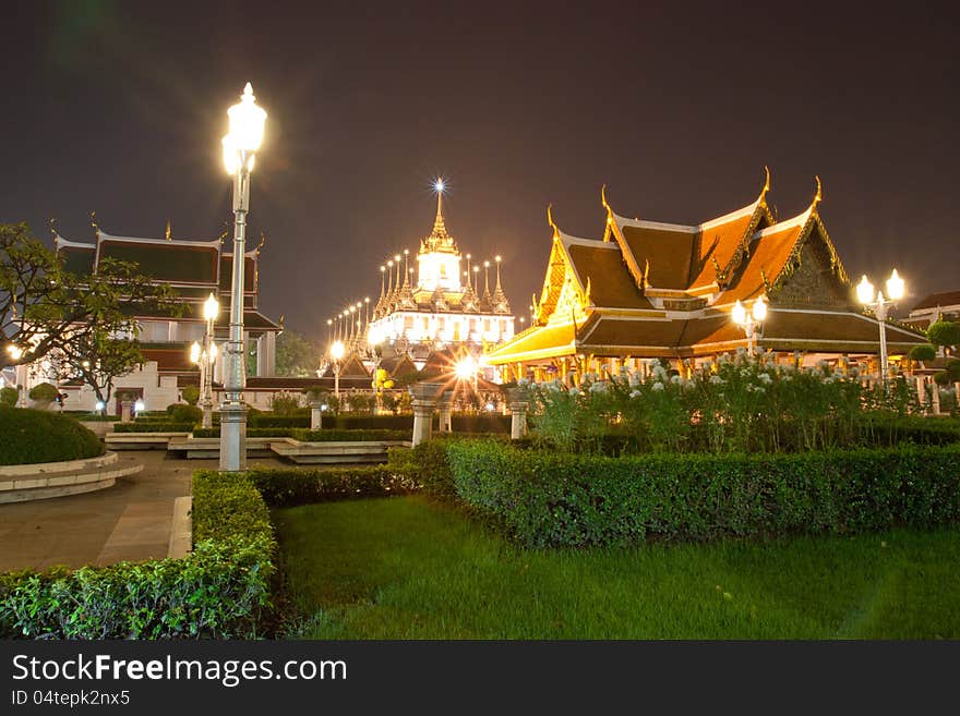 Measurement was granddaughter of the night.Temple in Bangkok. Measurement was granddaughter of the night.Temple in Bangkok.