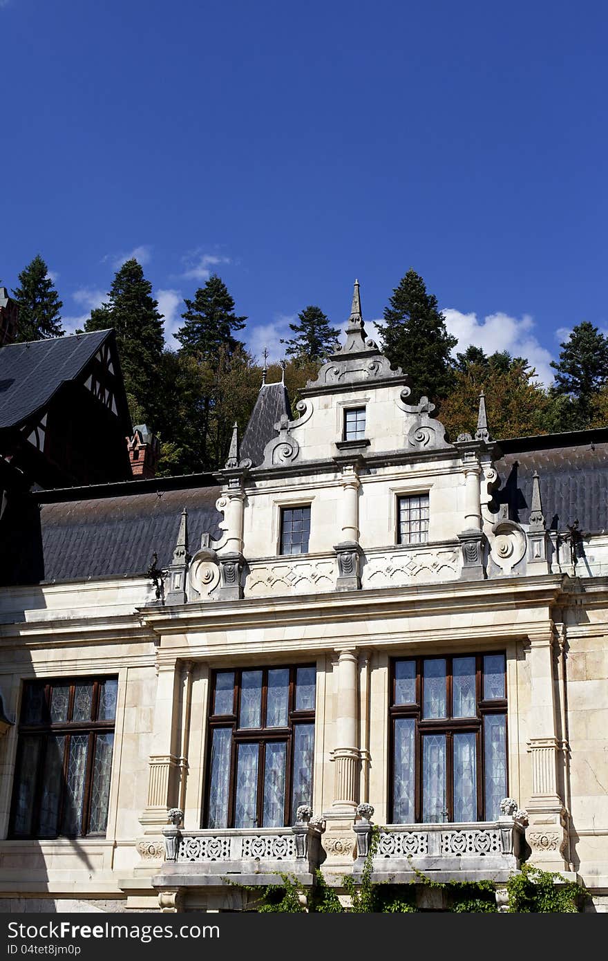 Architectural Details Of Castle