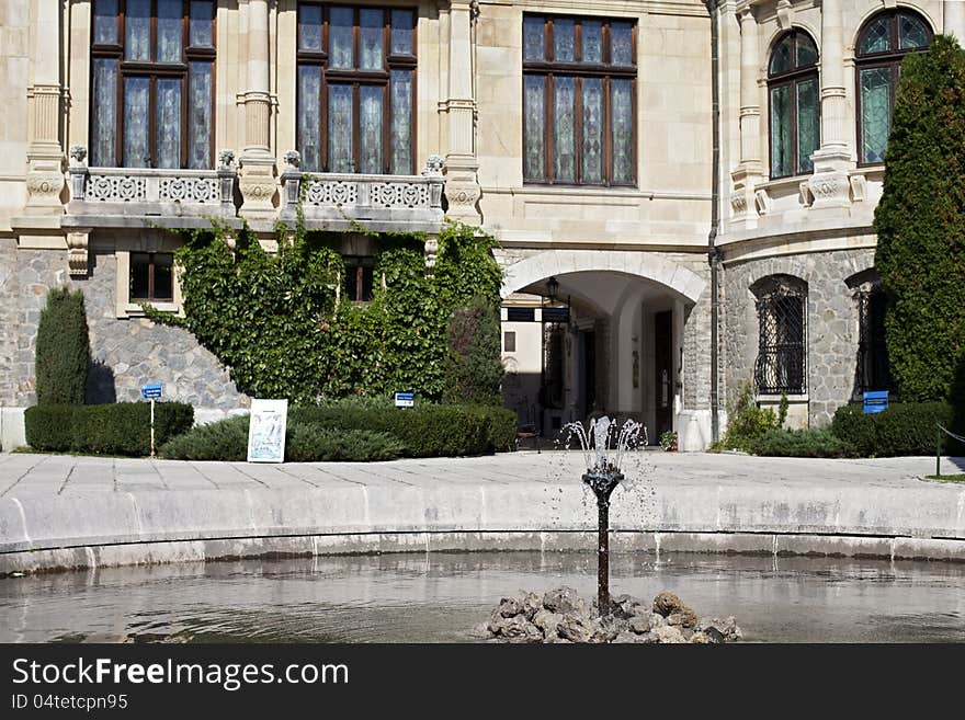 Stone fountain