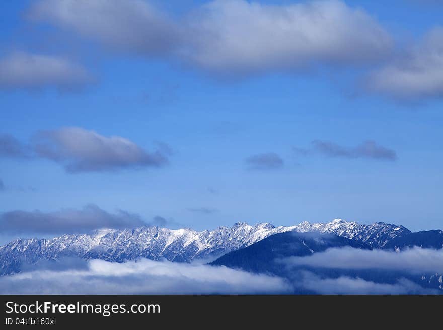 Carpathian mountains range