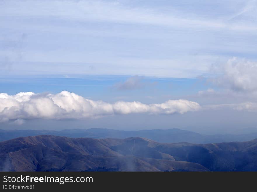 Carpathian mountains range