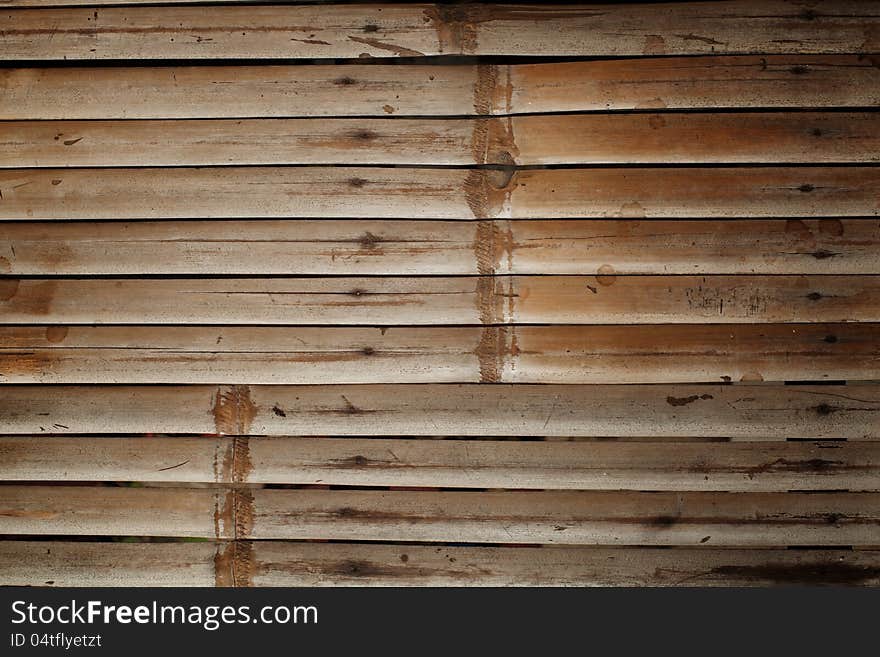 Bamboo Sticks Wooden Background