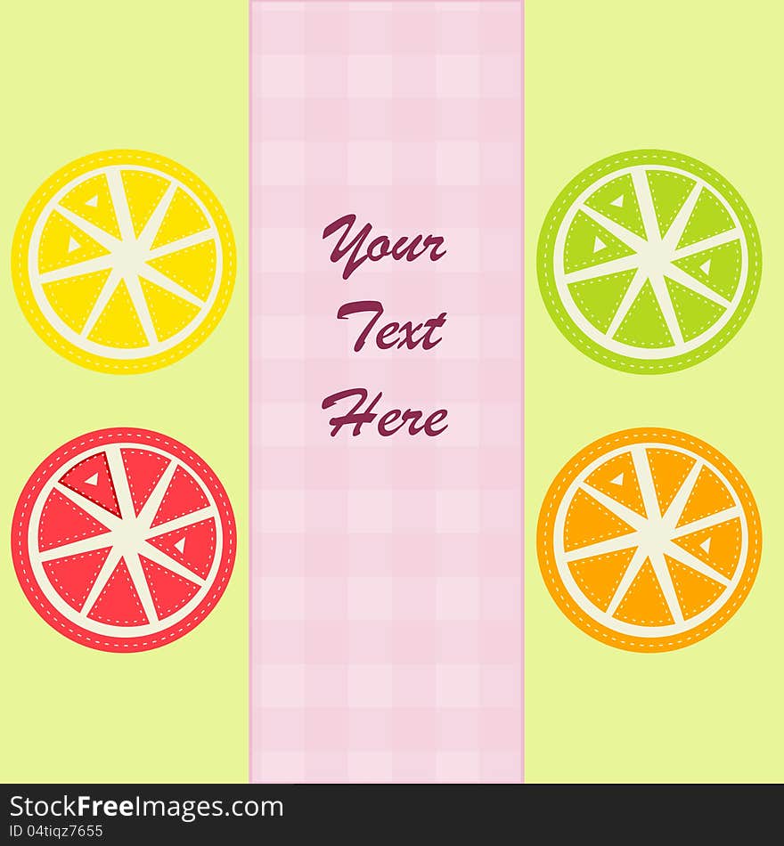 Colorful lemon, orange, lime and grapefruit slices. Colorful lemon, orange, lime and grapefruit slices