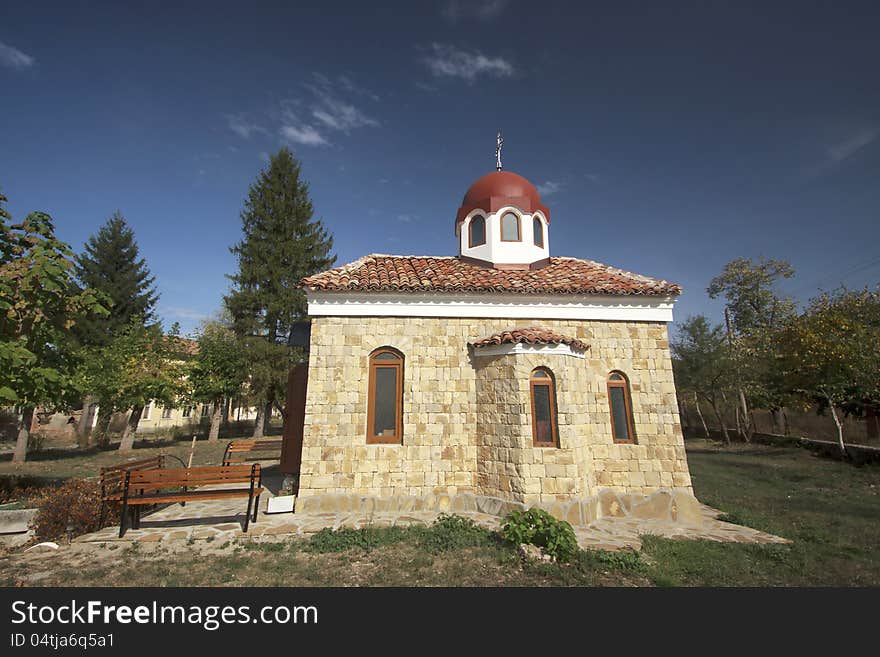 Small Bulgarian church.