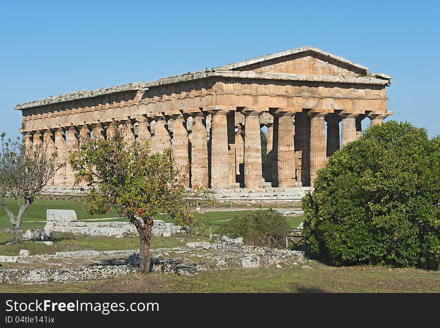 Valley of the Temples of Paestum. Valley of the Temples of Paestum