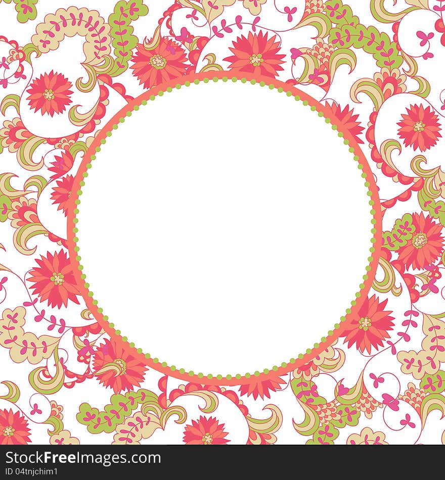 Delicate background with flowers and swirls, for invitation and card. Delicate background with flowers and swirls, for invitation and card