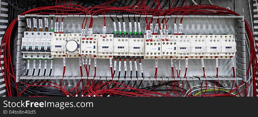 Control panel wiring