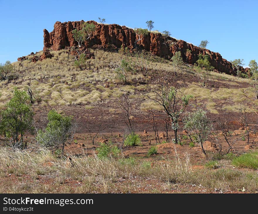 Storied australian outback. Australia, Northern territory.