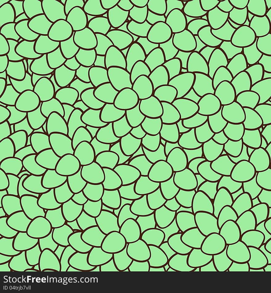 Abstract leaves seamless background.